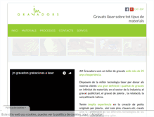 Tablet Screenshot of jmgravadors.net